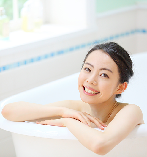 贅沢なバスタイム